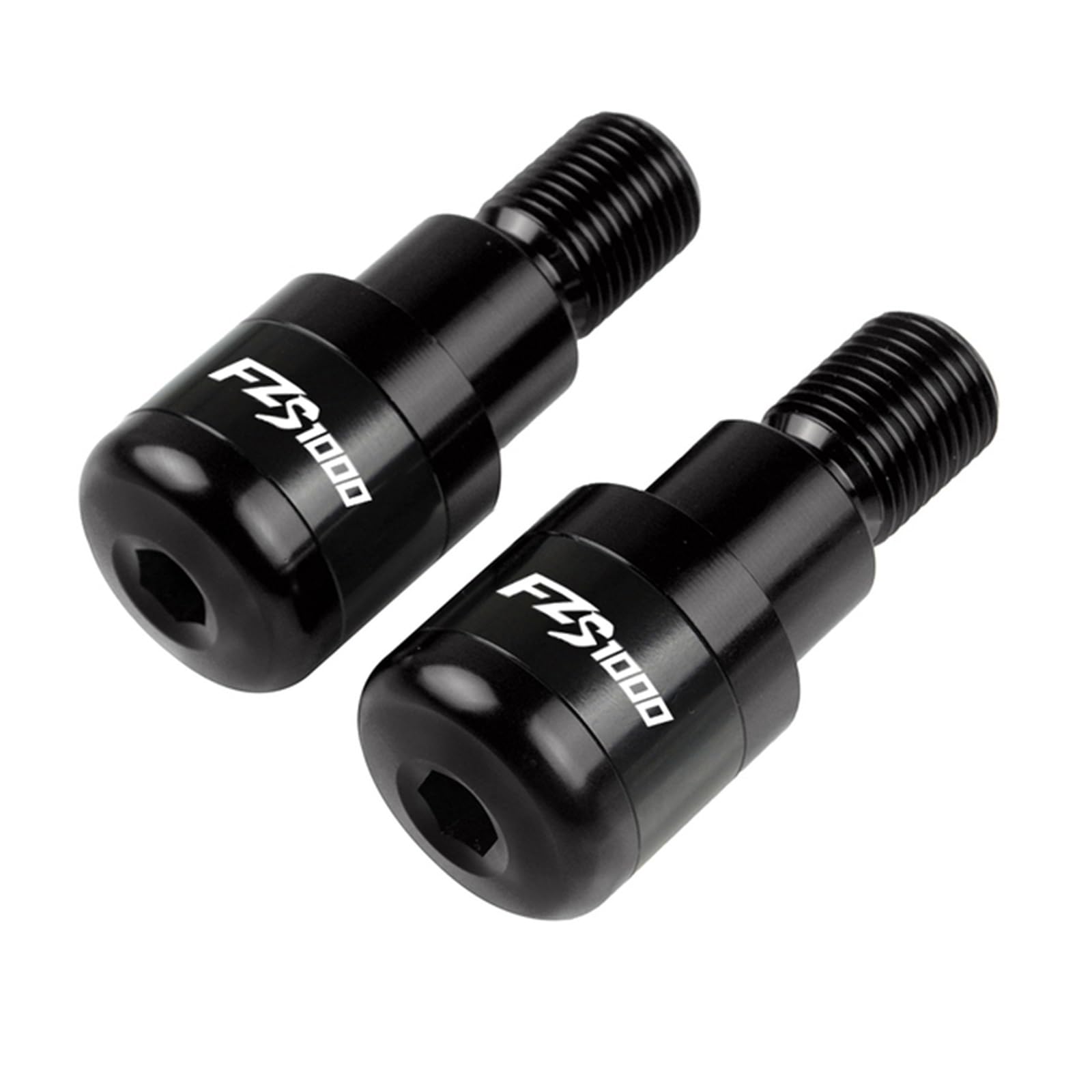 SLMPXSGH Für Yamaha FZS1000 FAZER FZS 1000 2001 2002 2003 2004 2005 Motorräder Lenkergriffe Plug Slider Lenkerenden Abdeckung(Black) von SLMPXSGH