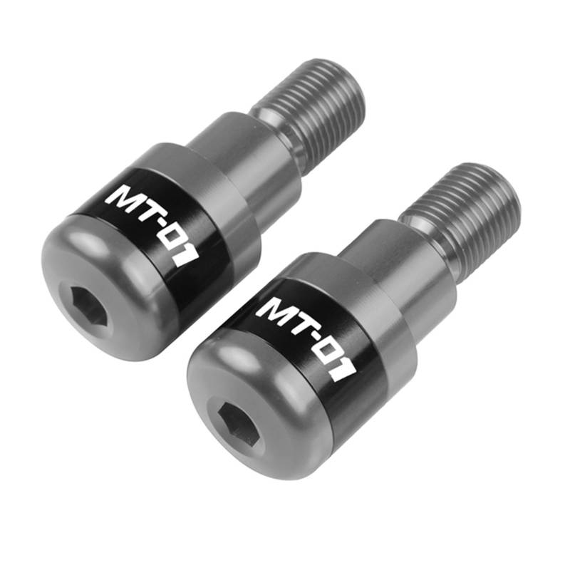 SLMPXSGH Für Yamaha MT01 MT 01 MT-01 2004 2005 2006 2007 2008 2009 Motorräder Aluminium Lenkergriffe Plug Slider Lenkerenden(Titanium) von SLMPXSGH