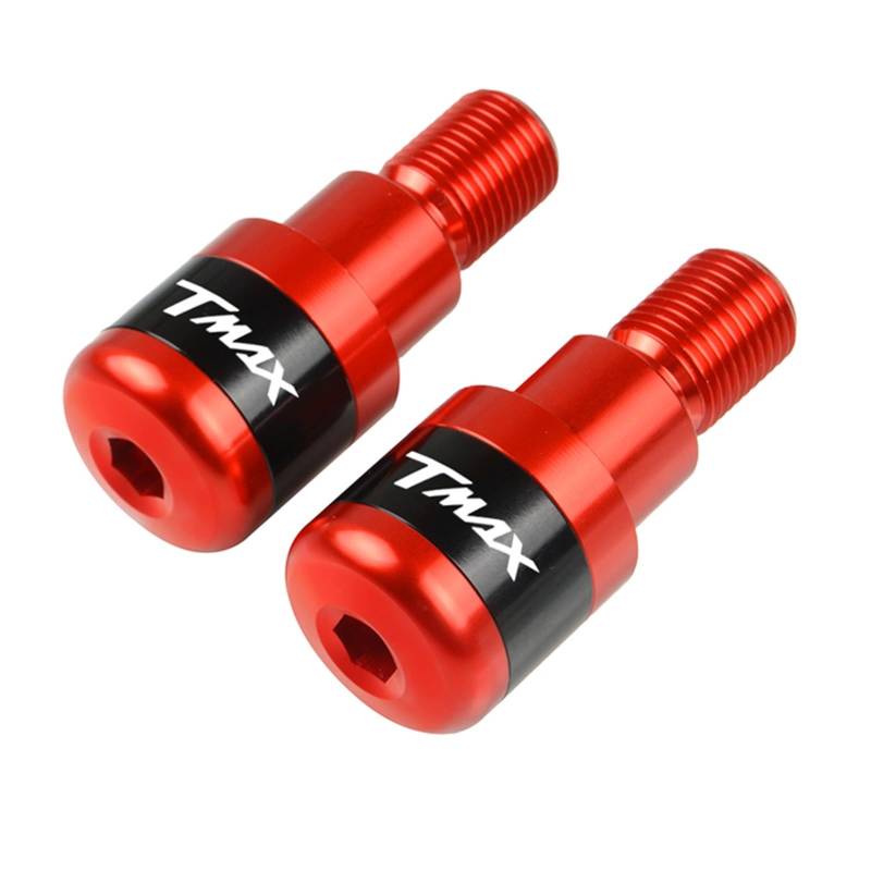 SLMPXSGH Für Yamaha TMAX 500 T-MAX 530 560 TMAX530 TMAX560 TMAX500 2008-2021 Motorräder Lenkergriffe Slider Lenkerenden(Red) von SLMPXSGH