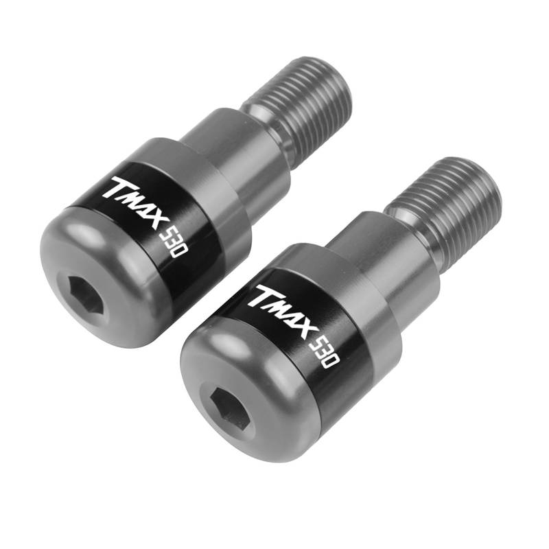 SLMPXSGH Für Yamaha TMAX 530 TMAX530 SX DX 2006-2016 2017 2018 2019 2020 2021 Motorräder Lenkergriffe Plug Slider Lenkerenden(Titanium) von SLMPXSGH