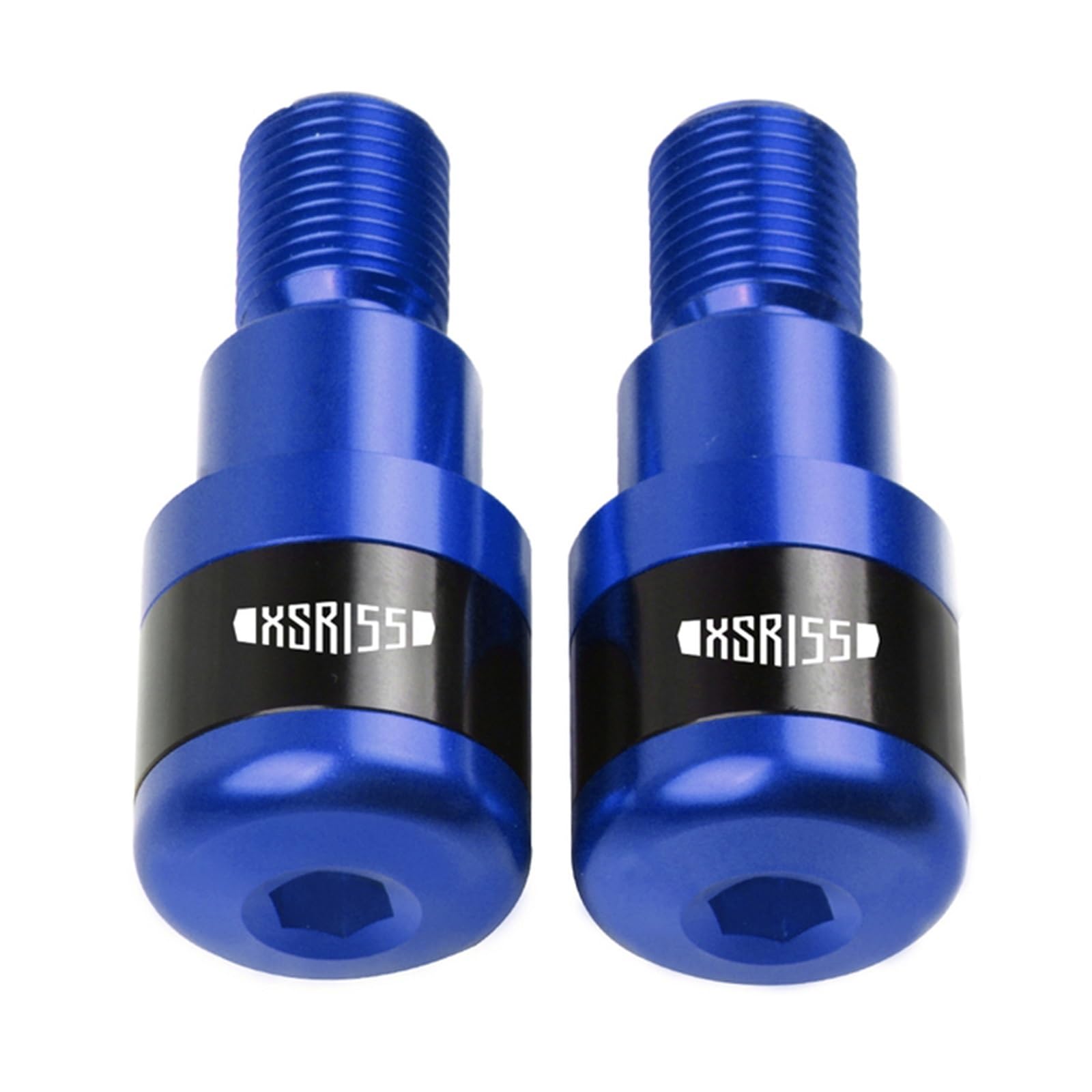 SLMPXSGH Für Yamaha XSR155 XSR 155 2019 2020 2021 Motorräder Lenkergriffe Plug Slider Lenkerenden Anti Vibration(Blue) von SLMPXSGH