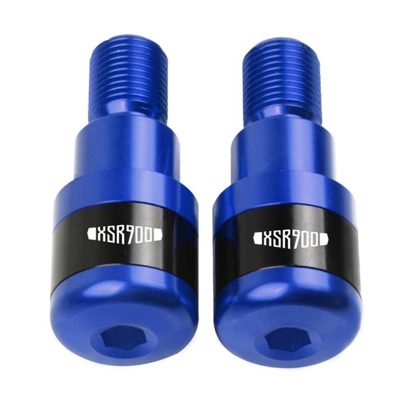 SLMPXSGH Für Yamaha XSR900 XSR 900 2016 2017 2018 2020 2021 Motorräder Aluminium Lenkergriffe Plug Slider Lenkerenden(Blue) von SLMPXSGH