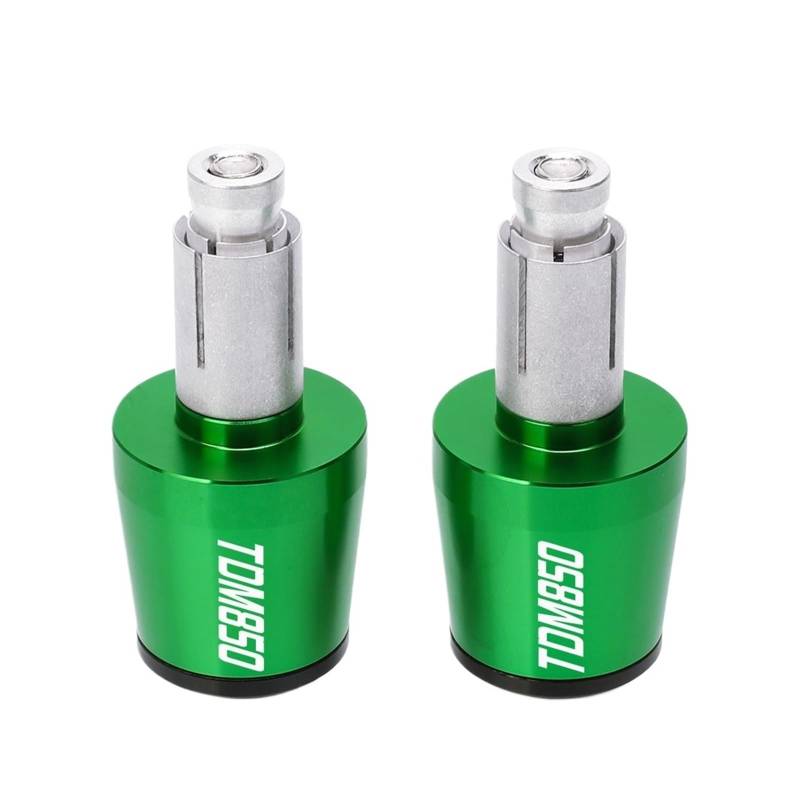 SLMPXSGH Motorrad Lenkerenden Lenkergriffe Kappen Stecker Für Yamaha TDM 850 TDM850 1991-2001 1992 1993(Green and Black) von SLMPXSGH