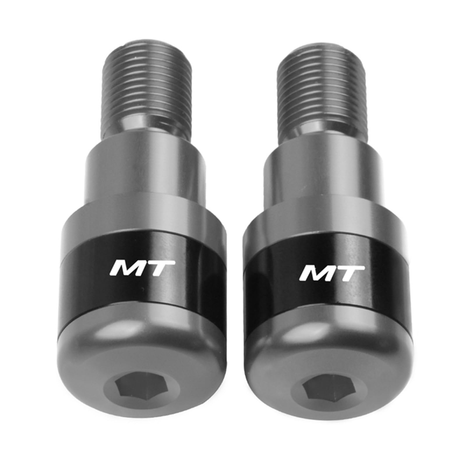 SLMPXSGH Motorräder Lenkergriffe Plug Slider Lenkerenden Für Yamaha MT07 MT09 MT10 MT 07 09 10 Tracer 900 GT FZ09 FJ09 FZ07 FZ10(Titanium) von SLMPXSGH