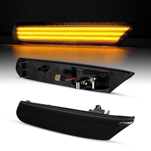 LED Seitenblinker Schwarz Kompatibel für Porsche 911 996 + Boxster 986 97-05 von SLPRO