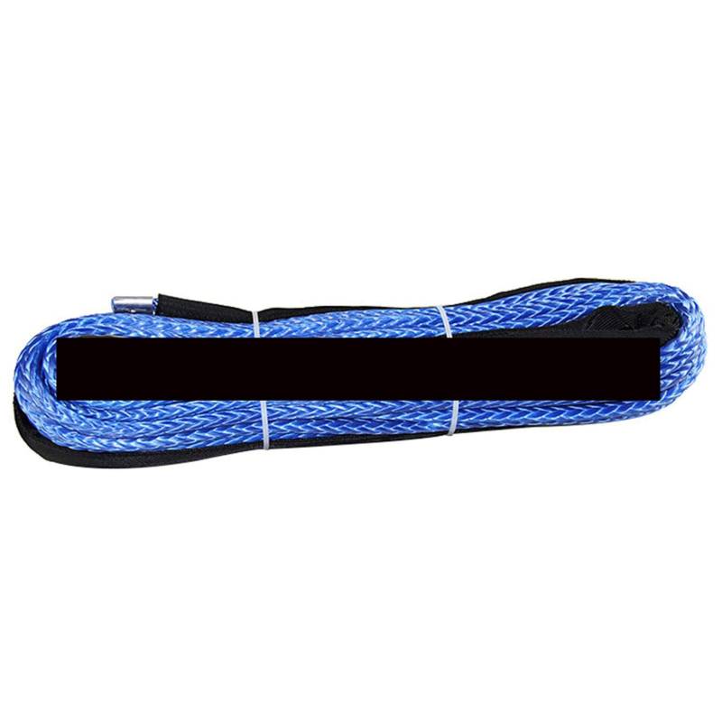 Windenseil, Synthetisches Windenseil-Kabelset, 12 mm, Geländewagen-Windenseil, Zugseil, Polymer-Polyethylen-Anhängerseil (Blau)(Blu) von SLSKO