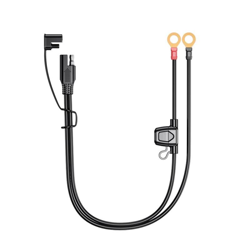 SLXLYH SAE-zu-Kabelbaum mit 10-A-Schutz, Sicherung, 2-polig, Schnelltrennstecker, SAE-Batterie-Verlängerungskabel von SLXLYH