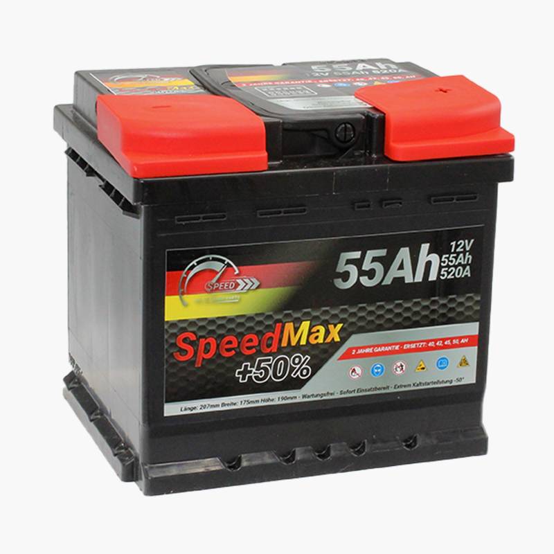 AUTOBATTERIE Speed L1MAX - 55AH 520A 12V von SMC