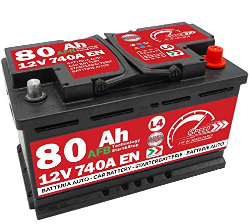 AUTOBATTERIE Speed L4 AFB Start & Stop - 12V 80Ah 740A +DX von SMC