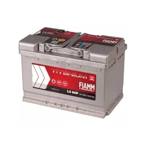 Auto Batterie Fiamm L380p 80 Ah 730 A 12 V neue Original von ricambi auto smc