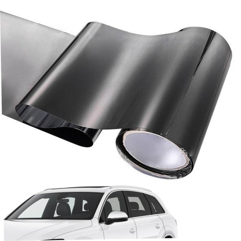 Auto Windschutzscheibe Sonnen Visorstreifen Tint Film Anti-Blend-Streifen Auto Windschutzschatten Schatten Aufkleber 20x150 cm UV-Schutzauto Film von SMELEYOU