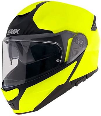 SMK Gullwing Solid, Klapphelm - Neon Gelb/Schwarz - 3XL von SMK