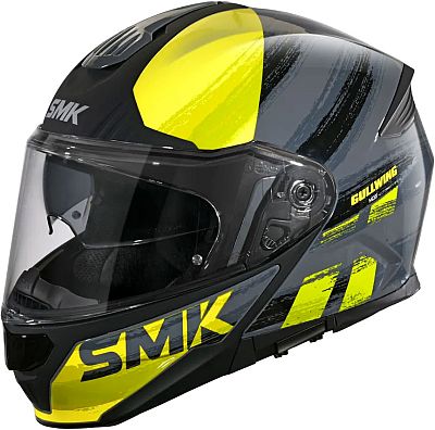 SMK Gullwing Tourleader, Klapphelm - Gelb/Grau/Schwarz - XS von SMK