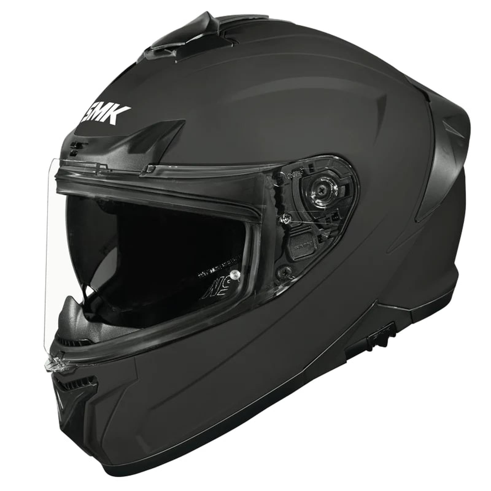 SMK Typhoon Motorradhelm Integralhelm mit Sonnenblende ECE2206, L von SMK