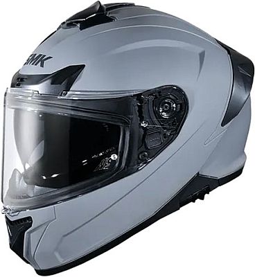 SMK Typhoon Solid, Integralhelm - Matt Grau/Schwarz - XL von SMK