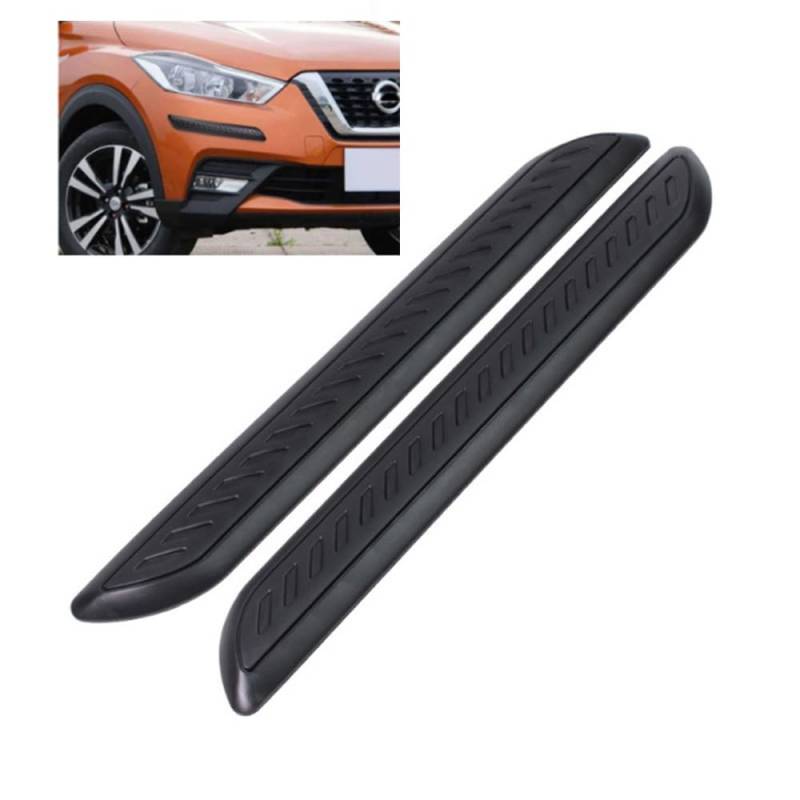 2 Pcs Auto Stoßstangenschutz Universal Anti-Scratch Strips Aufkleber Anti Kratz Streifen Fahrzeugschoner Bumper Schutzleisten Kollisionsschutz Gummistreifen Vorne Hinten Car Ecke Schutz 40 * 5CM von SMTCM