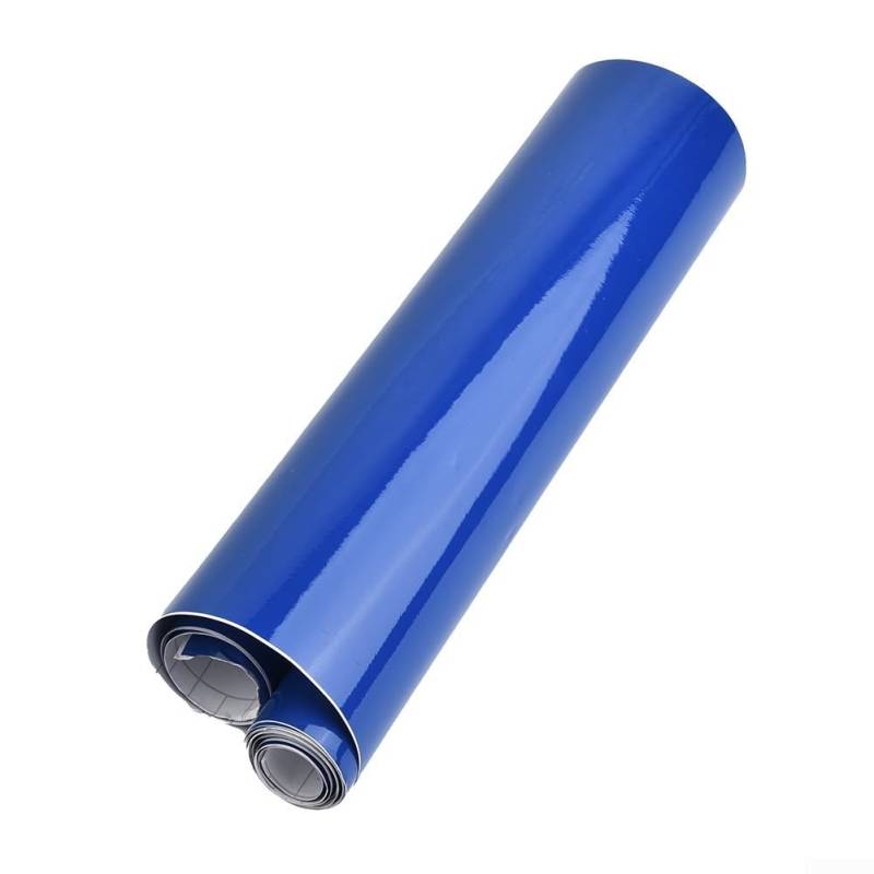 Blasenfreie blaue Vinylfolie für Auto-Folie, Aufkleber, 30 x 150 cm, wasserdicht von SMZhomeone