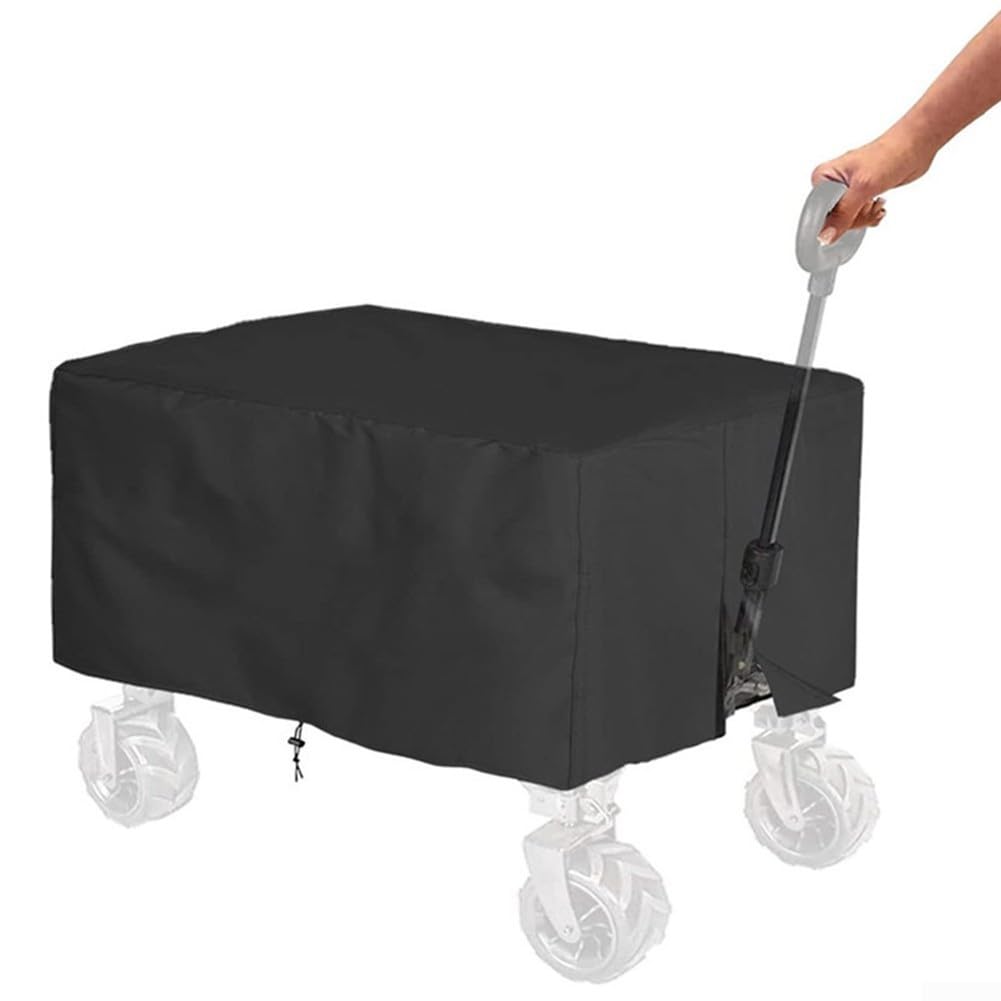 SMZhomeone Bollerwagenabdeckung Wagenwagen Abdeckung Kordel String Wagenwagen Abdeckung Zuverlässig(97 * 56 * 51cm) von SMZhomeone