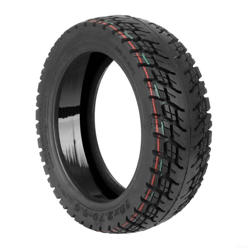 SMZhomeone Ersatz Vollgummireifen 10 Zoll 10X2.70-6.5 Selbstreparierender Offroad-Schlauchlose Reifen Für Dualtron Scooter Elektroroller Reifen von SMZhomeone