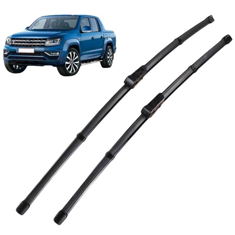 Auto Scheibenwischer für VW Amarok 2013–2021,24''+24'', Leiser Ersatzwischblätter Wischer Klingen Wischerblätter Bürsten ZubehöR von SNKA