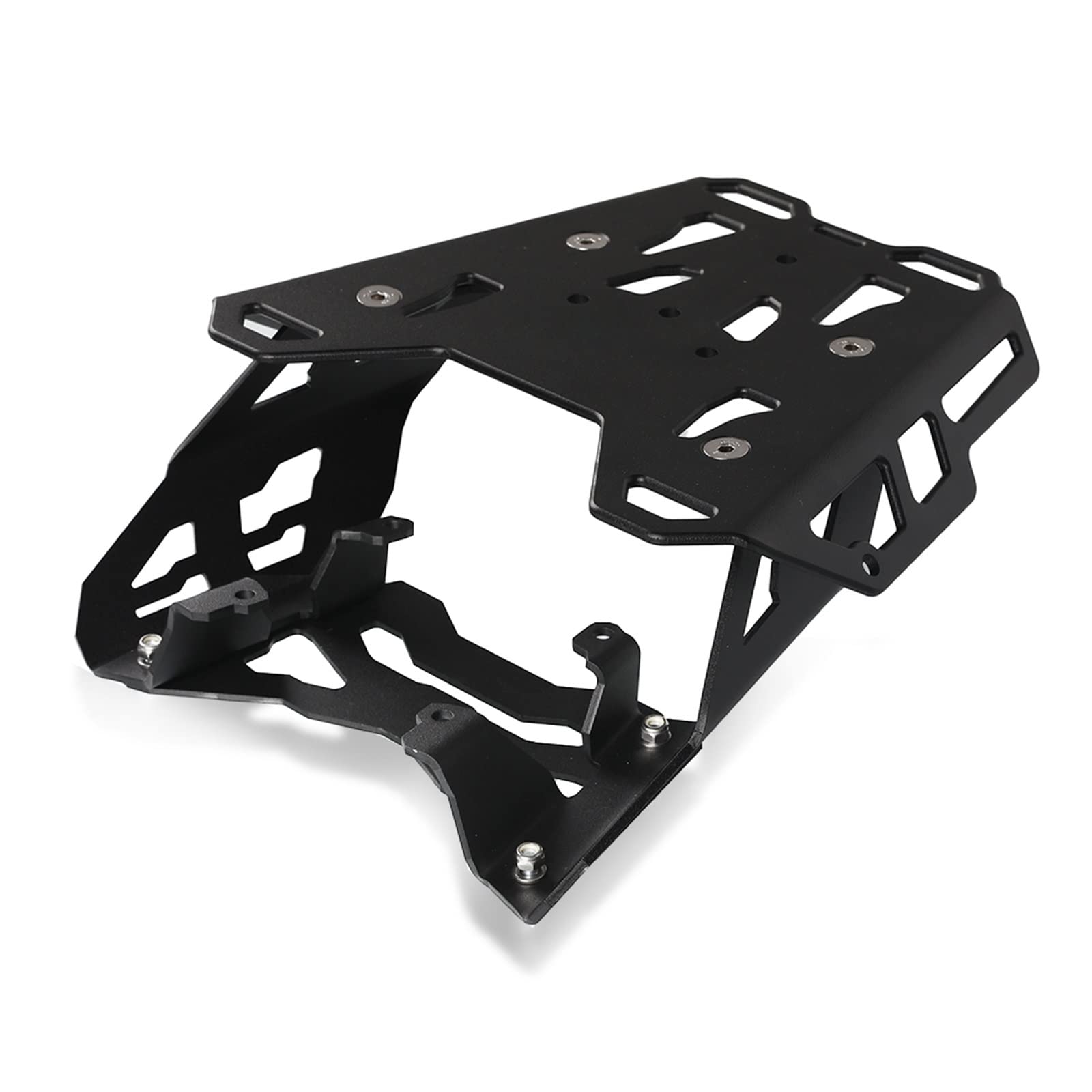 Solositz Gepäckträger hinten Für Tenere 700 T7 Rally 2019-2021 Motorradzubehör Heck Lagergepäck Rack Support Regal Regal Panel Klammer(Schwarz) von SNMETL