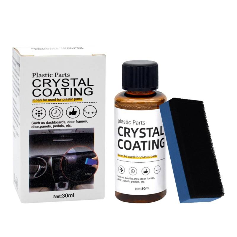 SNONESIY Kunststoffteile Kristalline Beschichtung Crystal Coating Crystal Coating Kunststoff Crystal Coating Auto(1pc,30ml) von SNONESIY