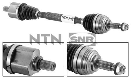 Antriebswelle Vorderachse vorne links SNR DK55.007 von SNR