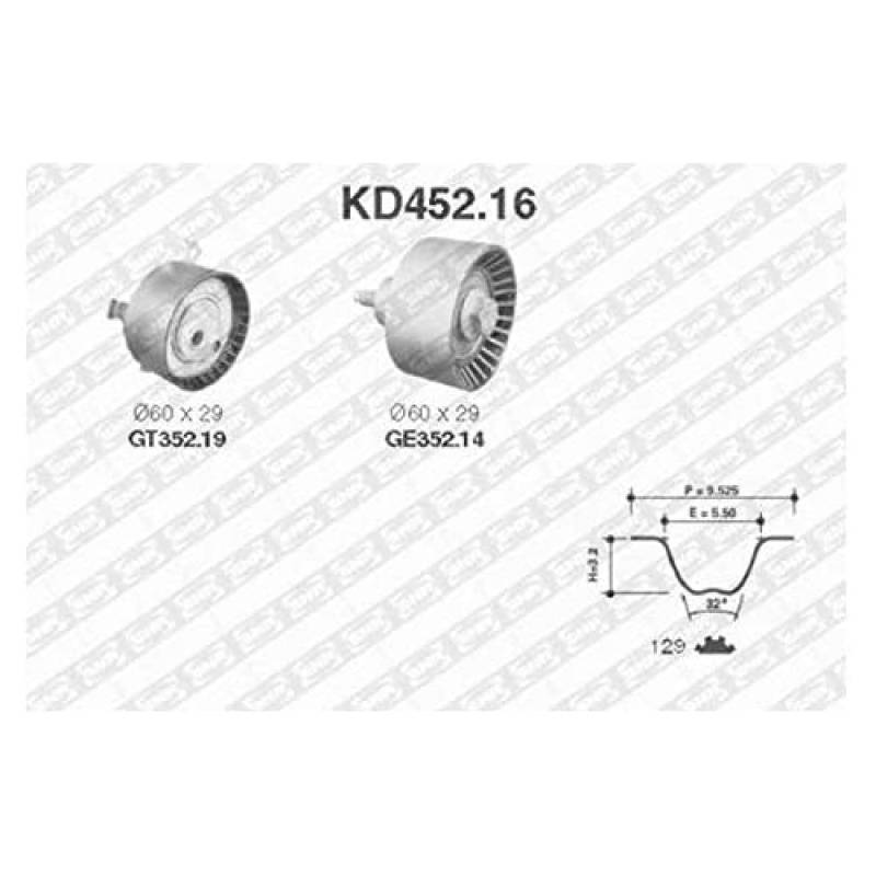 SNR KD452.16 Zahnriemen Kit von SNR