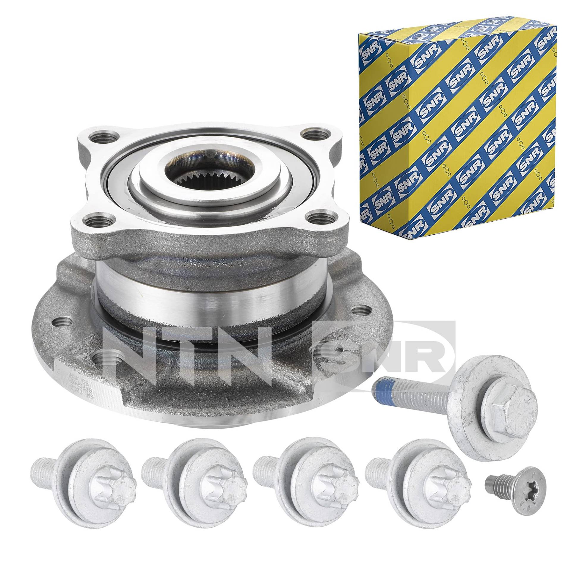 SNR Radlagersatz Hinterachse Rad Lager Radnabe Rad Nabe Narbe Radnarbe Satz wheel bearing R155.124 von SNR