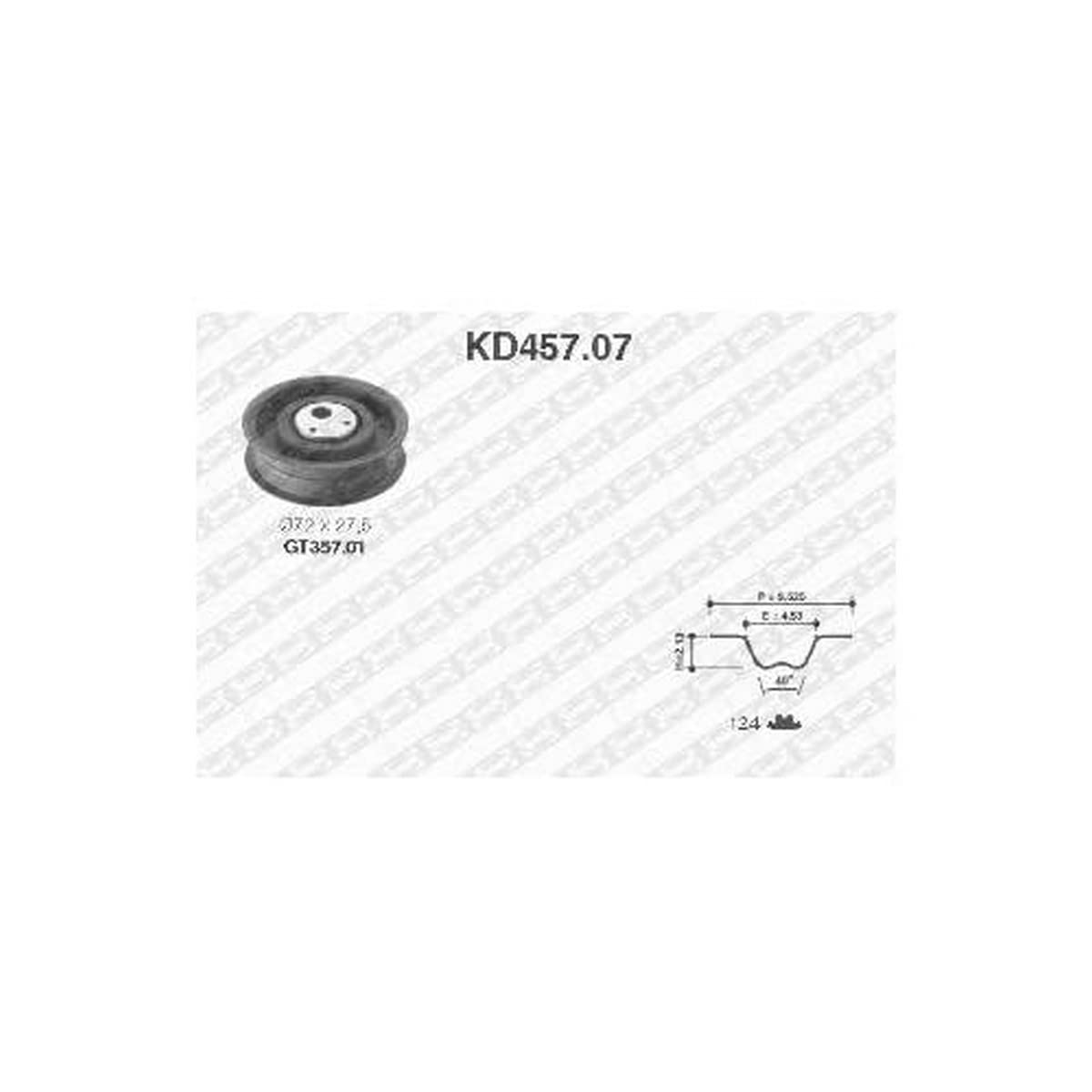 SNR Zahnriemensatz, KD457.07 von SNR