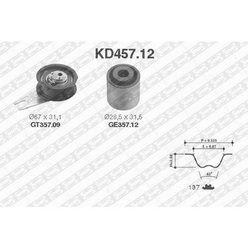 SNR Zahnriemensatz, KD457.12 von SNR