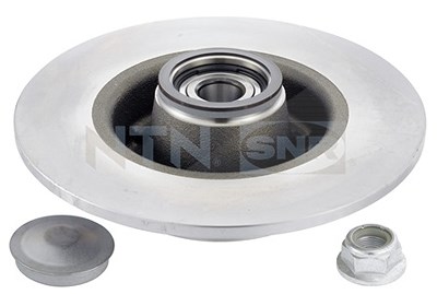 Snr 1x Bremsscheiben hinten+Radlager+ABS Ring [Hersteller-Nr. KF155.77U] für Renault von SNR