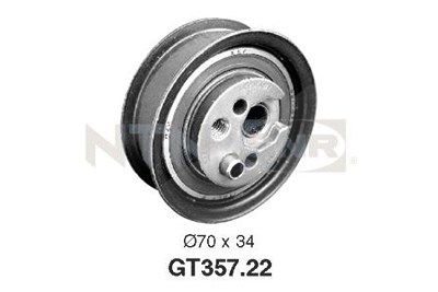 Snr Spannrolle, Zahnriemen [Hersteller-Nr. GT357.22] für VW, Audi von SNR