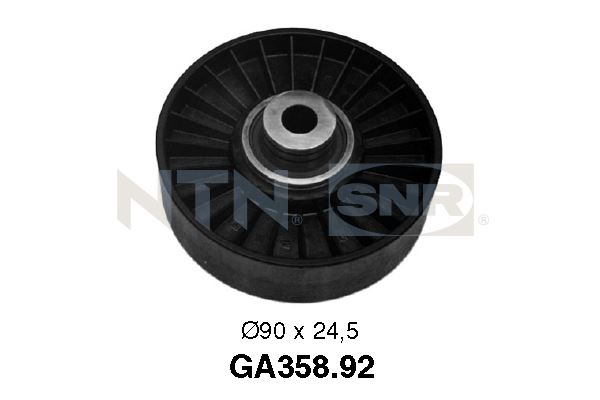 Umlenk-/Führungsrolle, Keilrippenriemen SNR GA358.92 von SNR