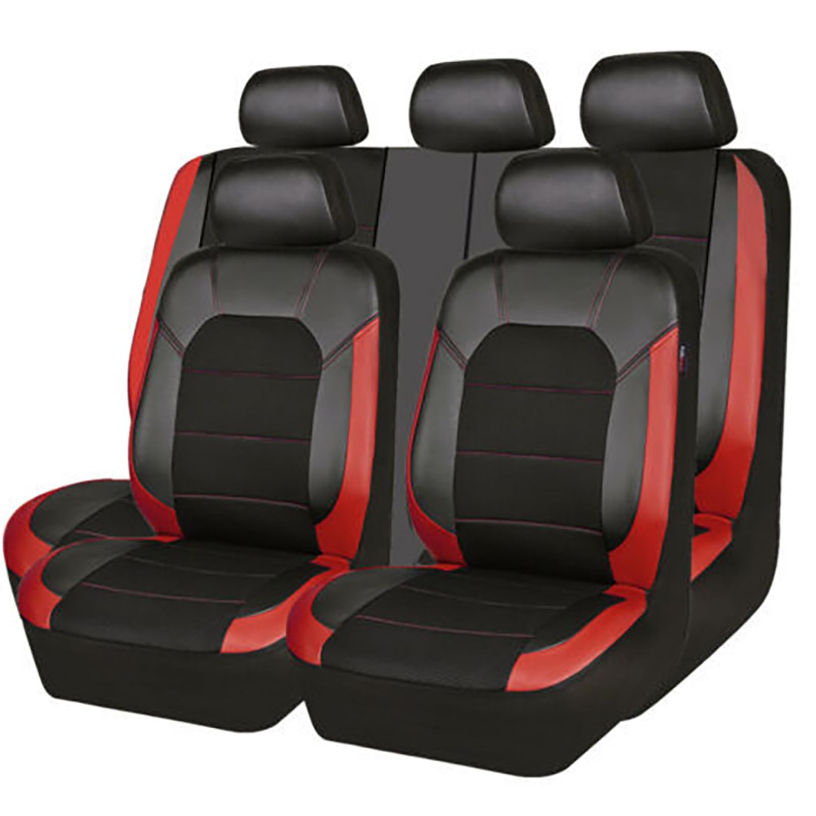 5 Sitzplätze Universal Sitzbezug Auto für Skoda Rapid Spaceback NH1 Wagon Estate 2013-2018 2019 Autositzbezug Sitzbezüge Vorne Und Hinten Sitzschoner,A von SNXLW