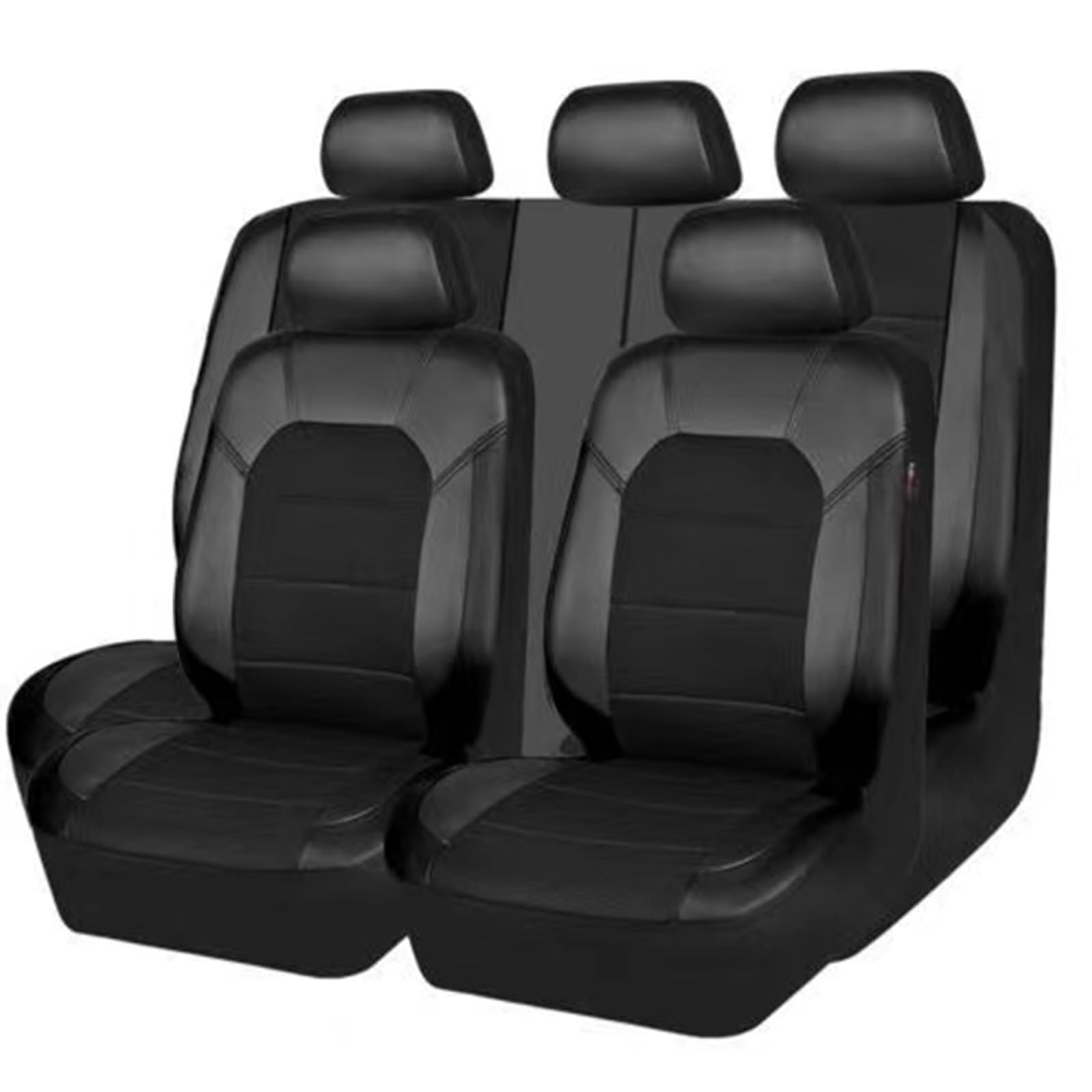 5 Sitzplätze Universal Sitzbezug Auto für Skoda Roomster/Yeti/Yeti Outdoor 5L/5L Facelift 2006-2017 Autositzbezug Sitzbezüge Vorne Und Hinten Sitzschoner,D von SNXLW