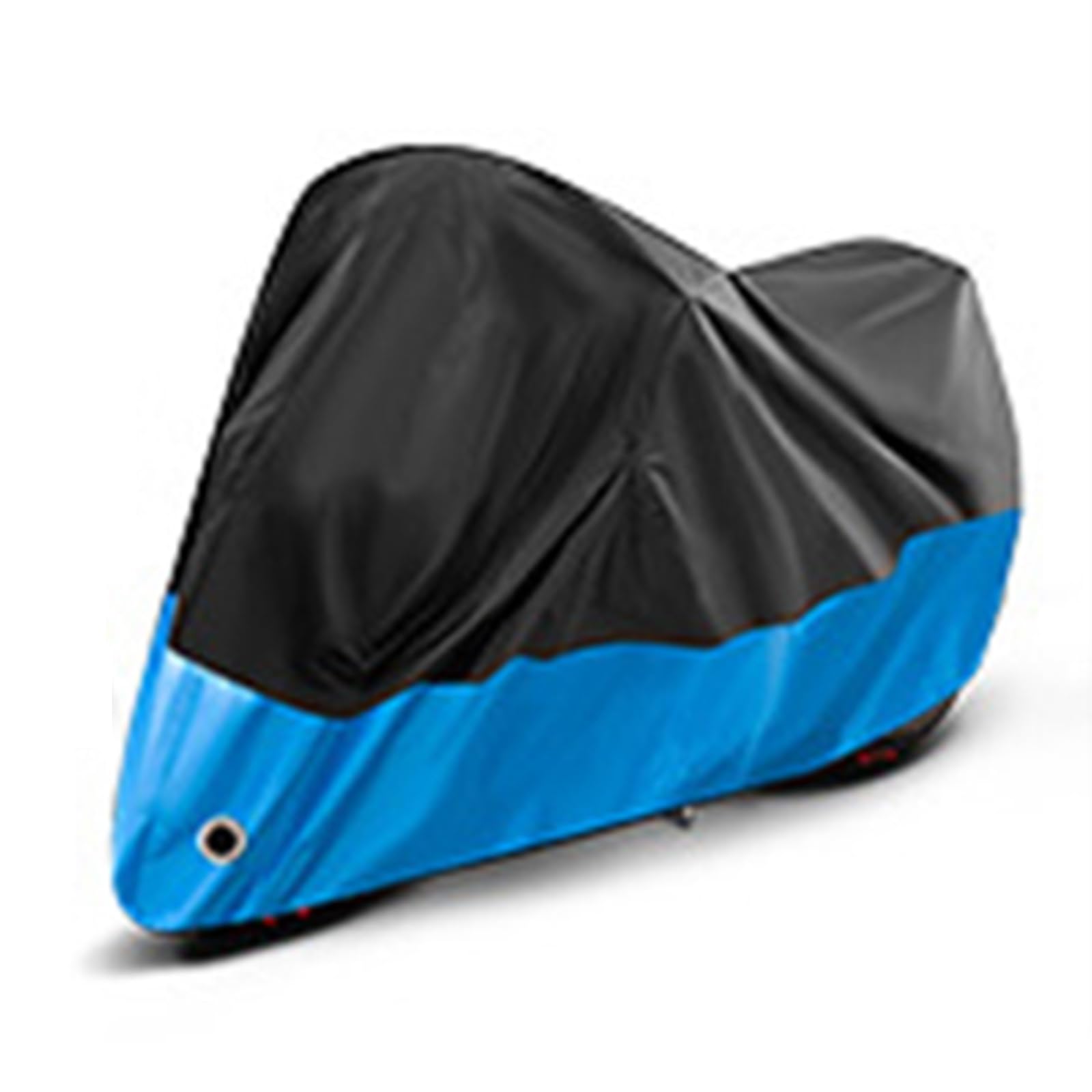 Motorradabdeckung für ABM Falcon 205 Outdoor-Motorradabdeckungen, Motorrad-Schutzhülle mit Schlüsselloch, Motorrad-Schutzhülle, Schwarz / Blau, 245 x 105 x 125 cm von SNXLW