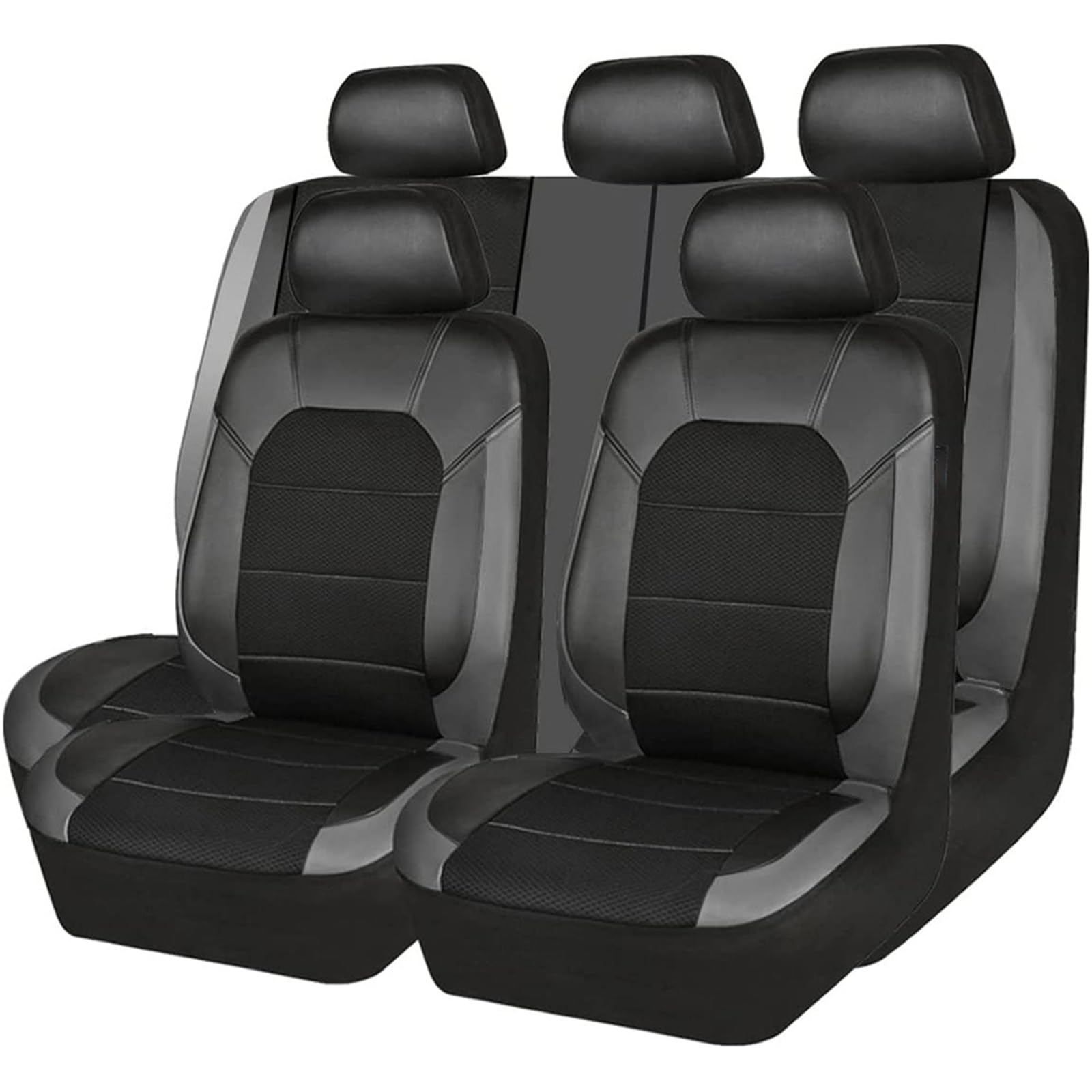SNXLW 5 Sitzplätze Universal Sitzbezug Auto für Hyundai i20 5-door/i20 Active/i20 Coupé/i20 N/3-door BC3 GB PB 2009-2026 Autositzbezug Sitzbezüge Vorne Und Hinten Sitzschoner,B von SNXLW