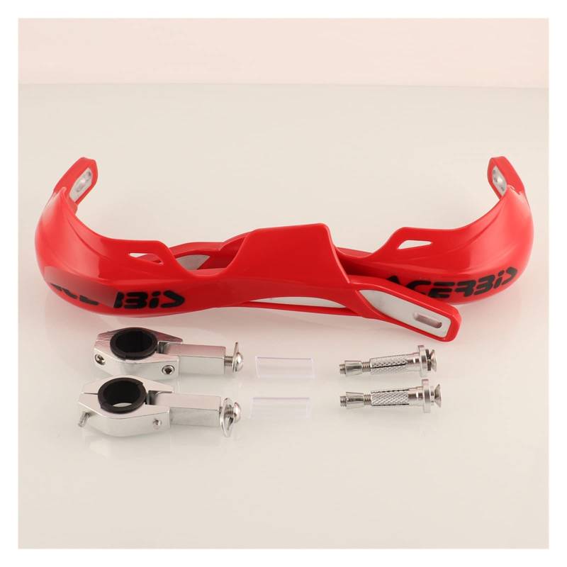 22MM 28MM Motorrad Hand Guards Griff Protector Handguard Lenker Schutz Für Hon&d*a Ya*ma&ha YZ Su@zuk*i Pit Dirt Bike Handschutz(Red 2) von SOCIAC