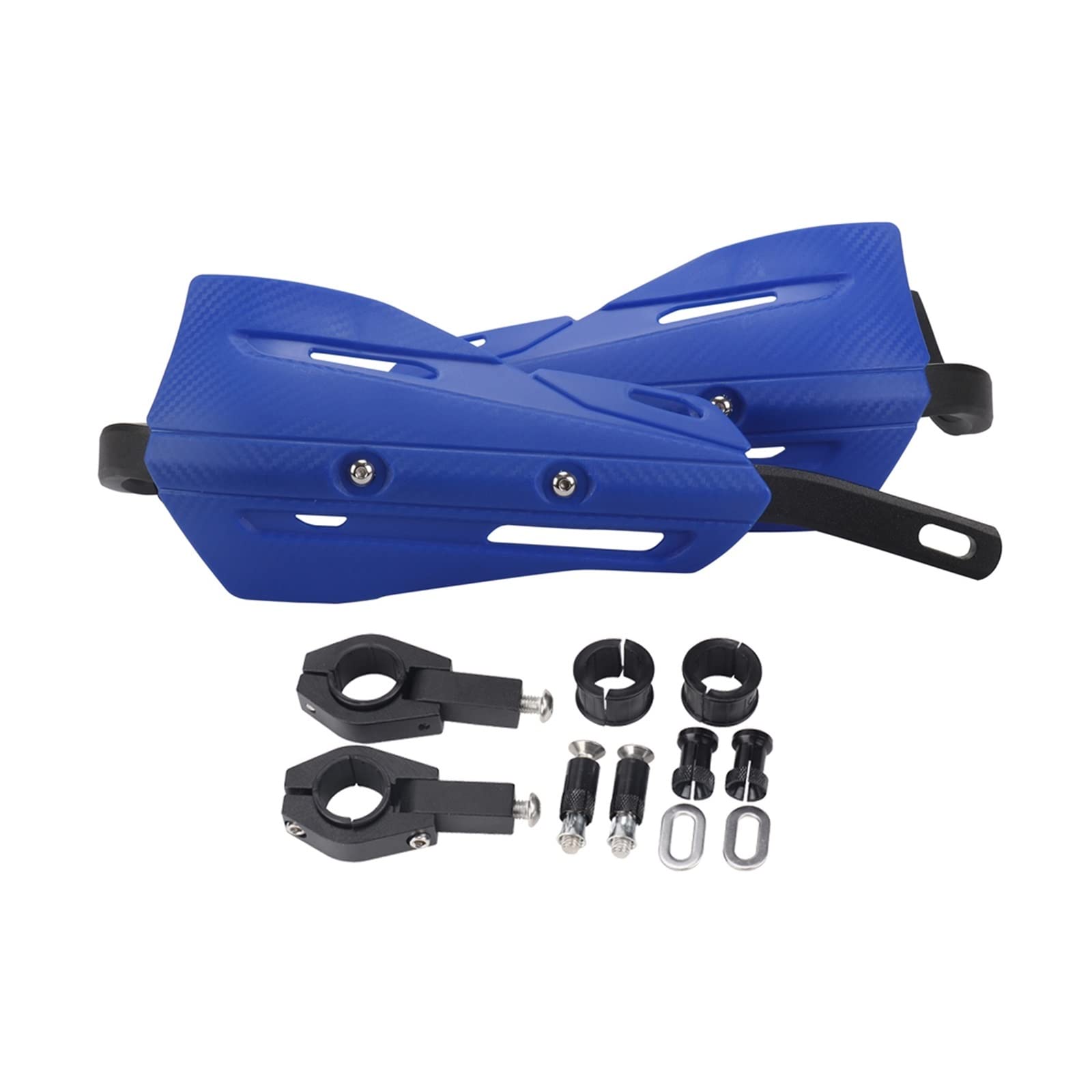 Hand Guard Kunststoff Set Motorrad Handguard Protector Für EXC SXF KLX KXF YZ YZF WRF MX Motocross ATV Dirt Bike 22 28mm Handschutz(Blu) von SOCIAC