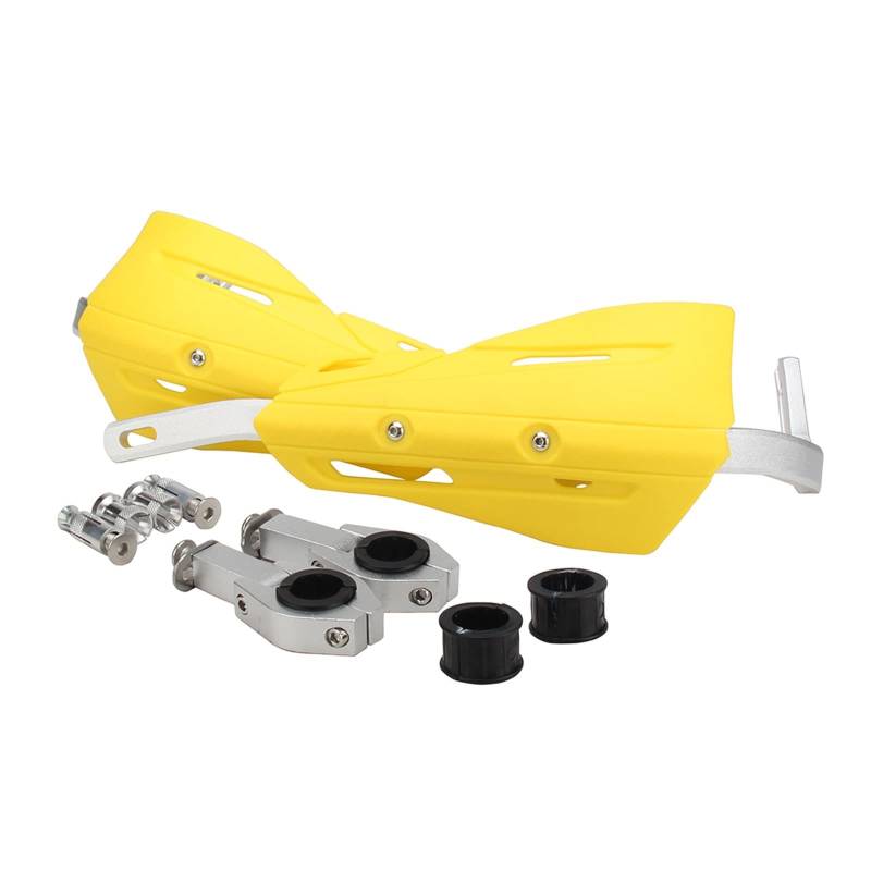 Motorrad 22 28mm Hand Guard Handguard Protector Für Ya*ma&ha SX SXF KLX KX KXF YZ YZF CR CRF RMZ Dirt Bike Enduro Supermoto Handschutz(Yellow) von SOCIAC