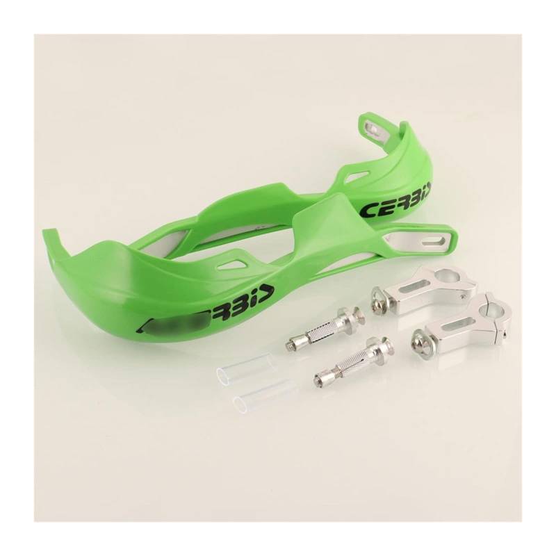 Motorrad 22MM 28MM Handguard Hand Lenker Griff Bar Guard Schützen Schild Für ATV Dirt Bike Handschutz(Green1) von SOCIAC