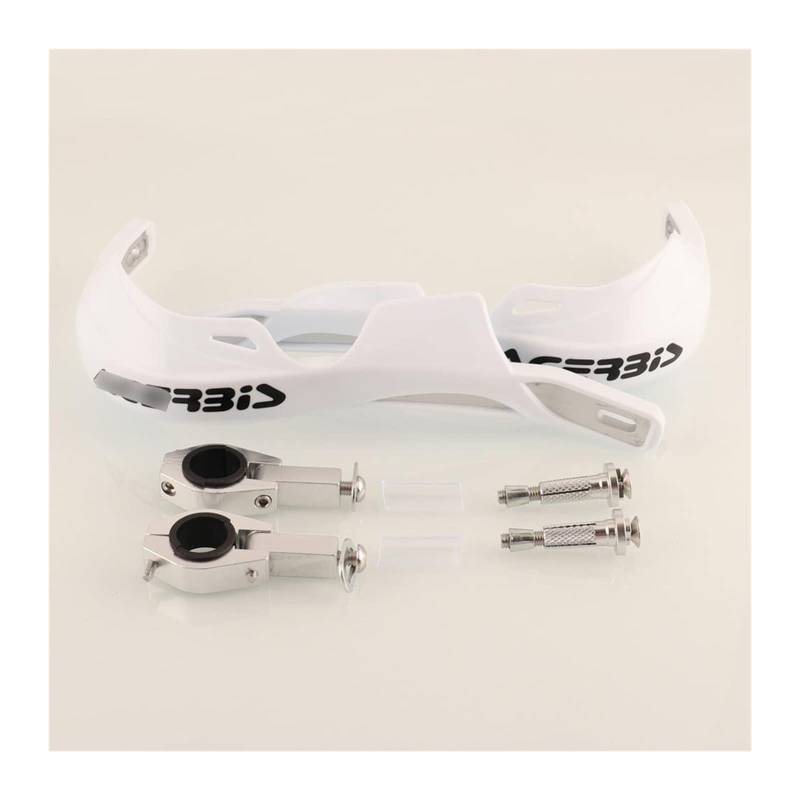 Motorrad 22MM 28MM Handguard Hand Lenker Griff Bar Guard Schützen Schild Für ATV Dirt Bike Handschutz(White 2) von SOCIAC