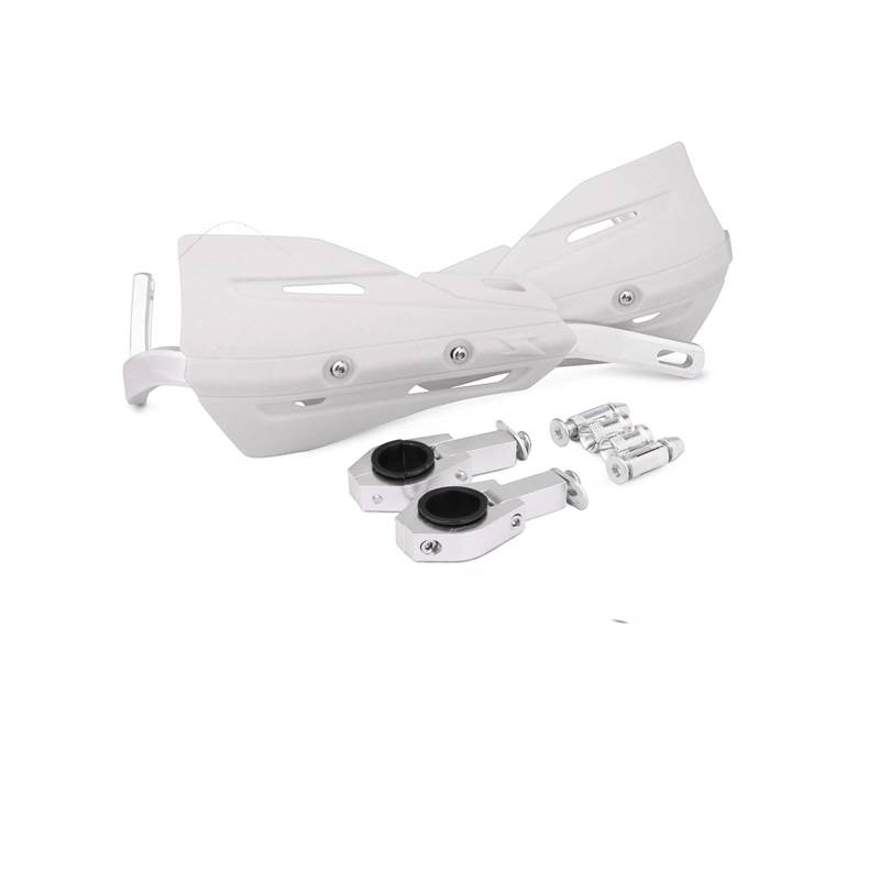 Motorrad 22mm 28mm Hand Guard Handguard Protector Für Kayo SX SXF KLX KX KXF YZ YZF CR CRF RMZ Dirt Bike Enduro Supermoto Handschutz(White) von SOCIAC