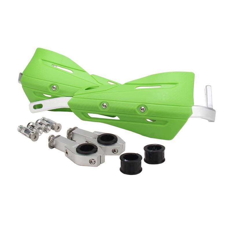 Motorrad 22mm 28mm Hand Guard Handguards Protector Für CR CRF SX SXF EXC KLX KX KXF YZ YZF WR DRZ RMZ Dirt Bike Handschutz(Green) von SOCIAC