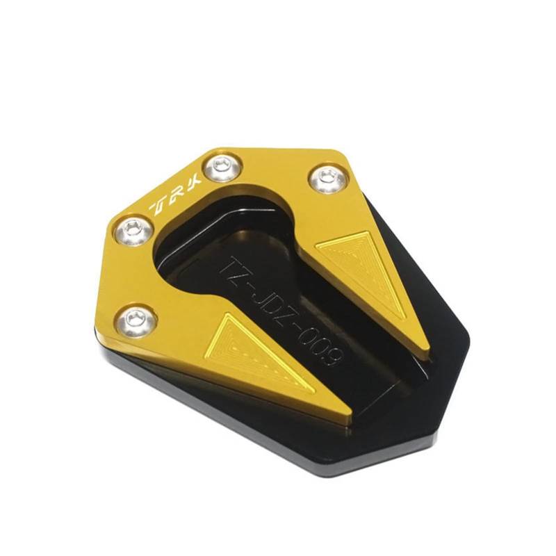 Motorrad Fuß Seitenständer Kickstand Plate Enlarger Extension Pad CNC Aluminium Für B*Nelli TRK 502 2017-2018 Motorzubehör Seitenständer(C) von SOCIAC