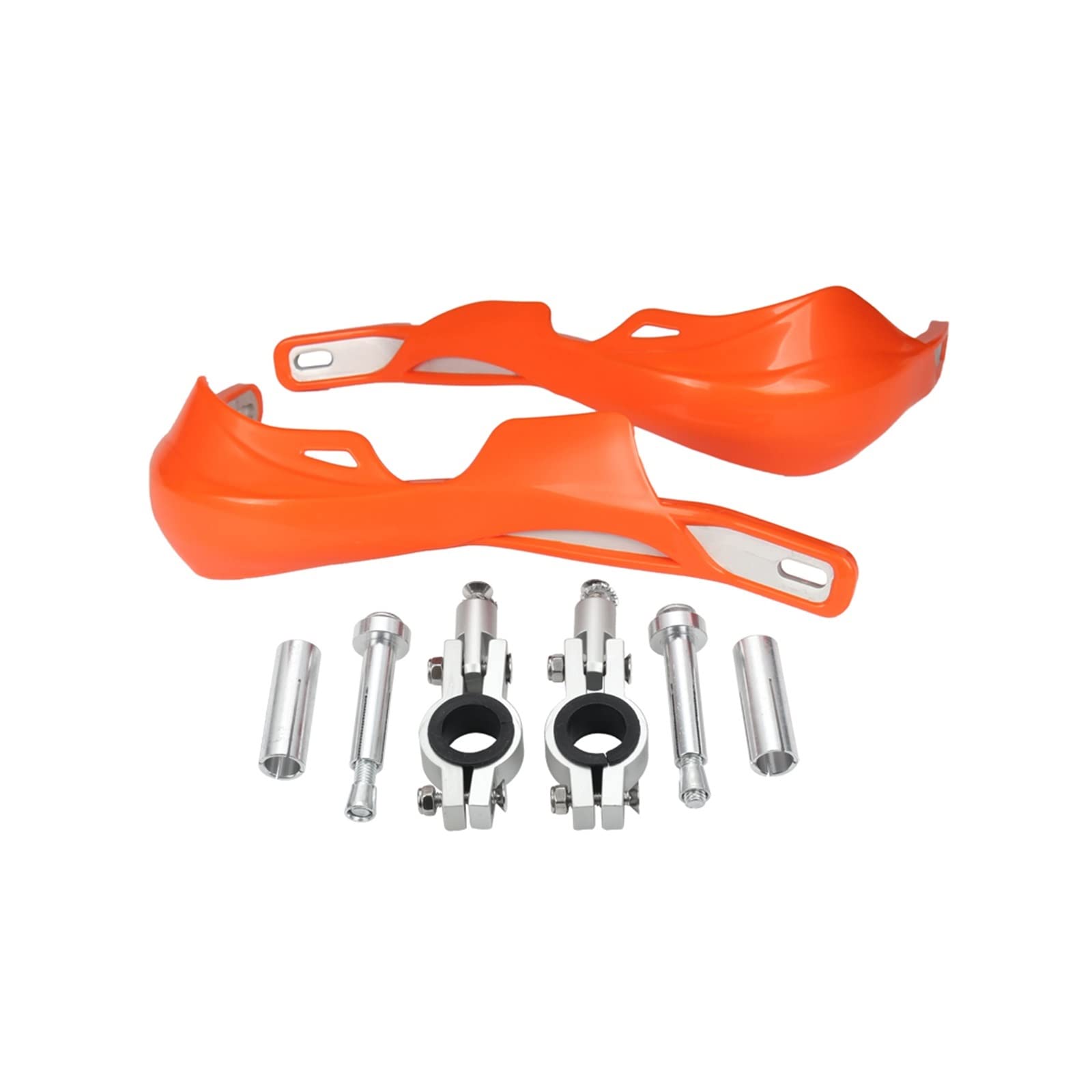 Motorrad Handguard Handgriff Bar Guard Schützen Schild 22/28MM Für Ya*ma&ha Hon&d*a Su@zuk*i Hon&d*a ATV Dirt Pit Bikes Handschutz(Orange) von SOCIAC