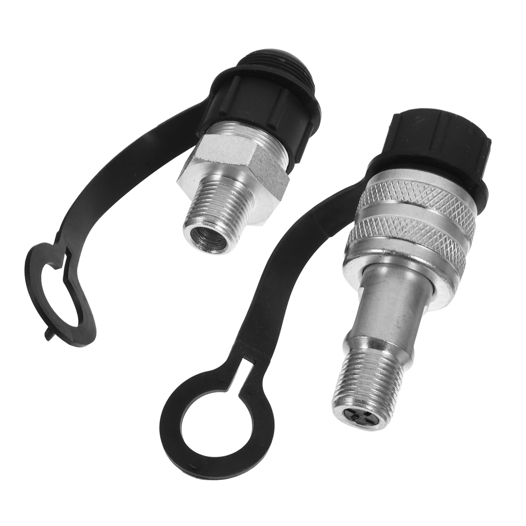 SOESFOUFU 2 Stück Hydraulische Schnellkupplung x 15 Adapter Mit Stecker Quick Connect Hydraulic Coupler Für Hydrauliksysteme von SOESFOUFU