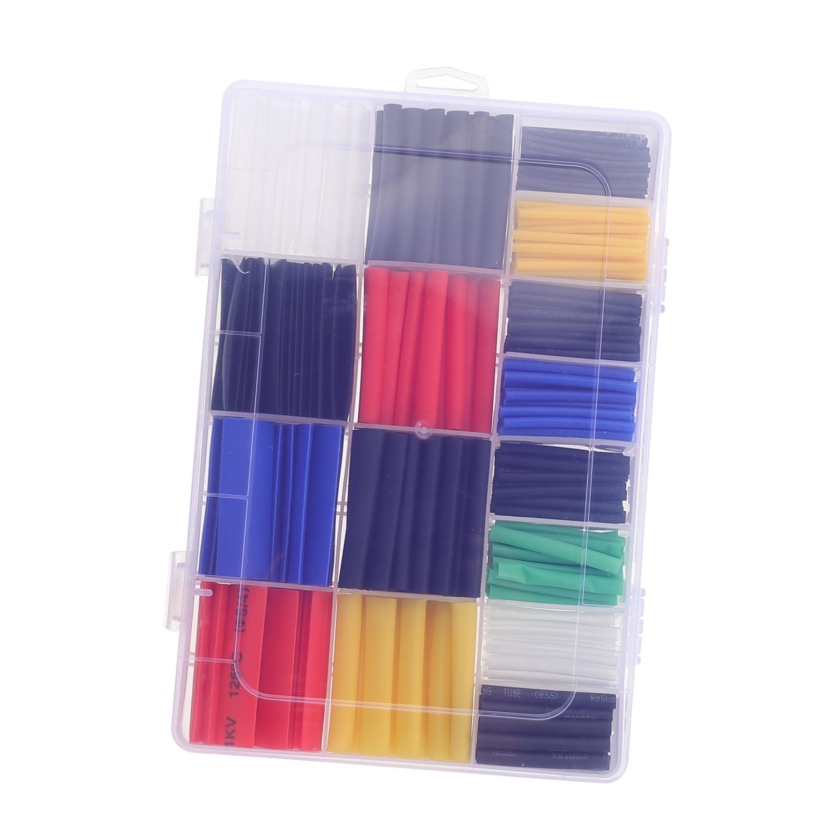 SOESFOUFU 580PCS Heat Shrink Tubing Set Bunte Schrumpfschläuche Für Elektrische Kabel Vielseitige Anwendung Für Kabelschutz Und Isolierung Ideal Für DIY Projekte Und Reparaturen von SOESFOUFU