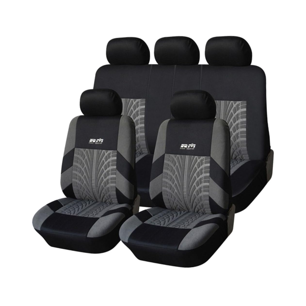 SOESFOUFU 9 STK Front Car Seat Covers Seat Auto Motive Seat Covers Transit Van Seat Covers Front Car Seat Protector Car Seat Set Universal Seat Covers for Car Car Seat Protector von SOESFOUFU